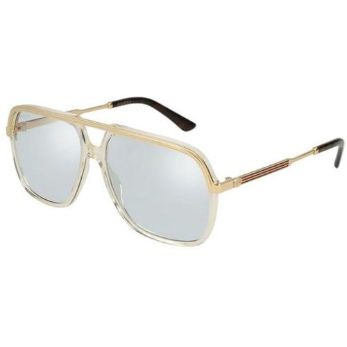 Kính Mát Gucci Light Blue Rectangular Unisex Sunglasses GG0200S 005 57